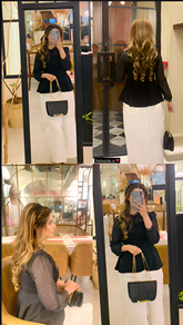 Buy Quilted Charm Shoulder Bag for Women in Pakistan - Black